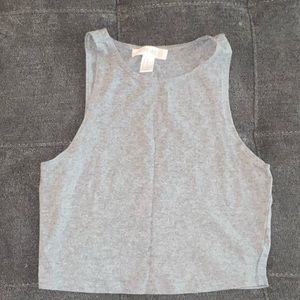 Grey muscle tee